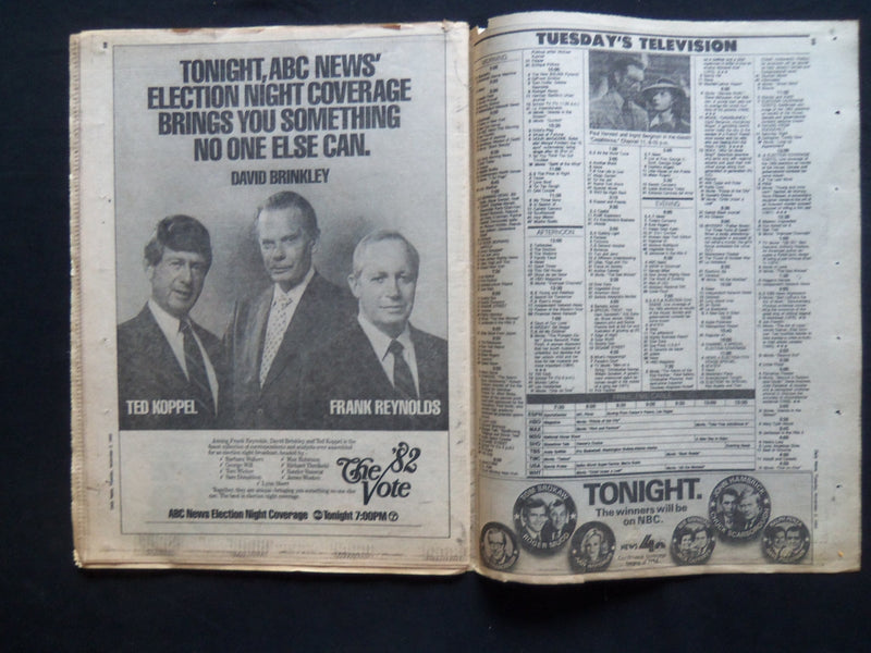 1982 NOVEMBER 2 NY DAILY NEWS NEWSPAPER - PULITZER TRIAL - KUHN AXED - NP 2469