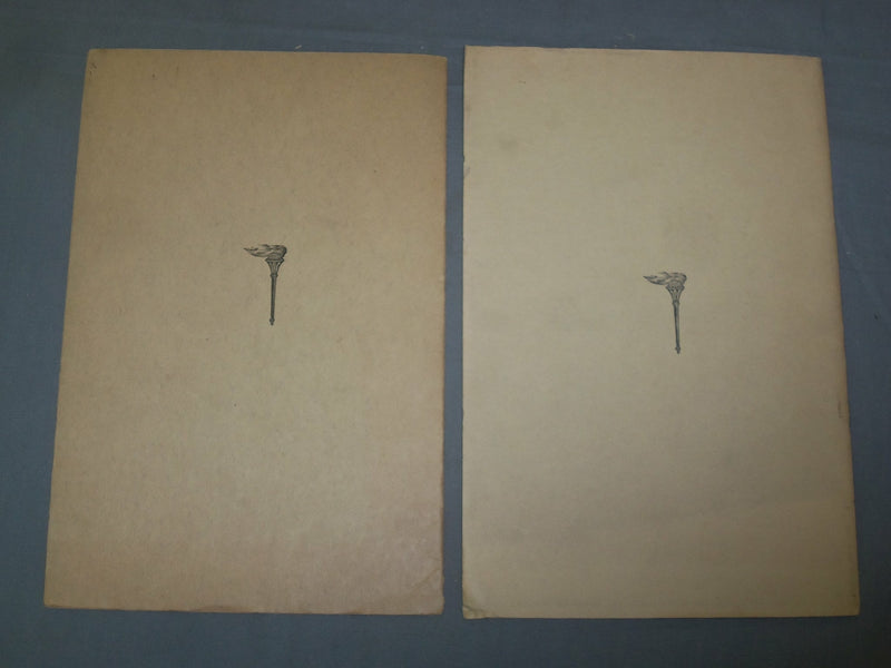 1951 & 1966 SILICIFIED ORDOVICIAN & JURASSIC BRACHIOPOD - LOT OF 2 - J 4959