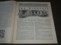 1906 SEPTEMBER 29 THE SATURDAY EVENING POST MAGAZINE - ILLUSTRATED COVER- SP 989