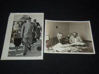 1950'S HARRY S. TRUMAN ORIGINAL PRESS PHOTOS LOT OF 2 - 8x10 - #43