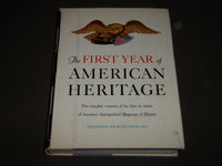 1958 THE FIRST YEAR OF AMERICAN HERITAGE BOOK - FIRST SIX ISSUES - KD 4868