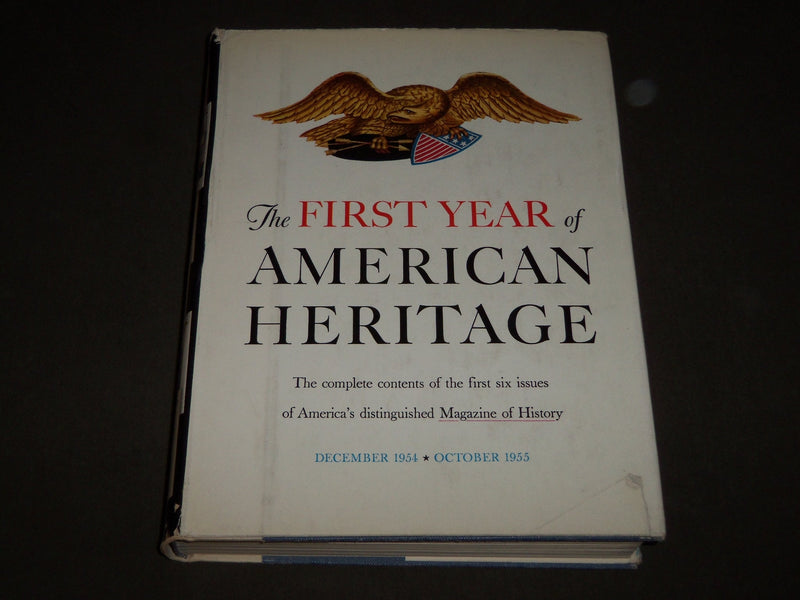 1958 THE FIRST YEAR OF AMERICAN HERITAGE BOOK - FIRST SIX ISSUES - KD 4868
