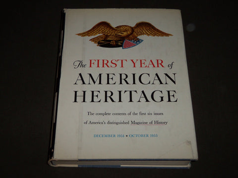 1958 THE FIRST YEAR OF AMERICAN HERITAGE BOOK - FIRST SIX ISSUES - KD 4868