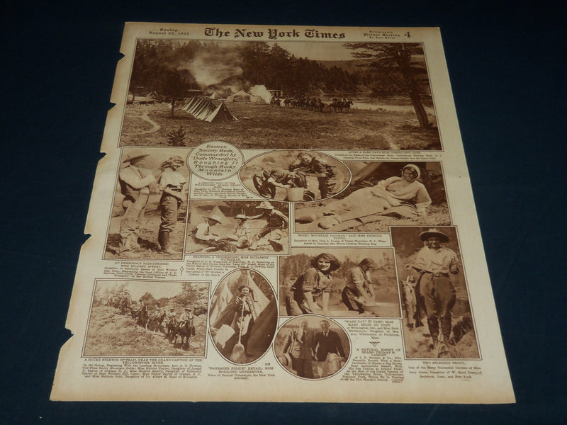 1922 AUGUST 20 NEW YORK TIMES PICTURE SECTION - GEORGE WHITE SCANDALS - NT 8871