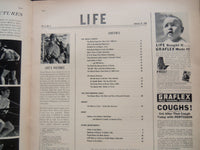 1938 JANUARY 31 LIFE MAGAZINE - STUDENT NURSES - L 63