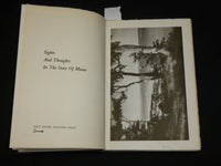 1944 THE NATURE OF MAINE HARDCOVER BOOK SIGNED BY MARION BROADSHAW - KD 7372