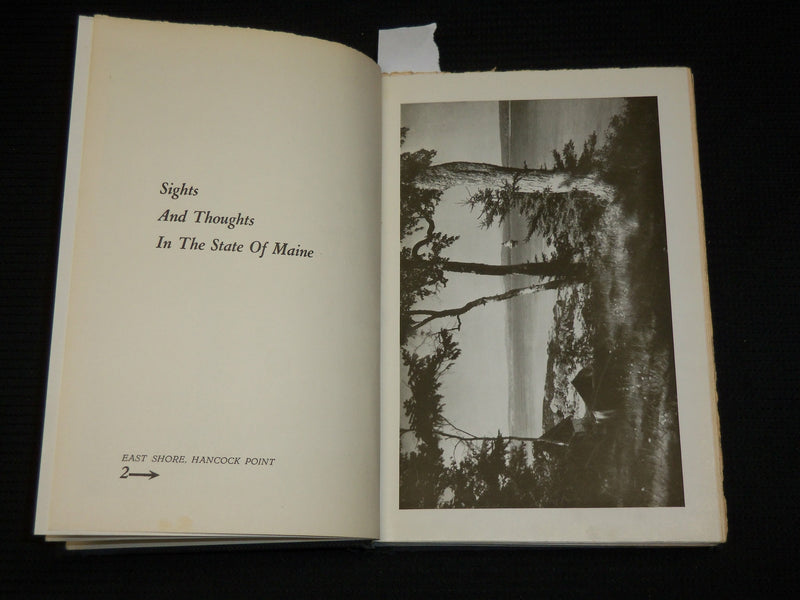 1944 THE NATURE OF MAINE HARDCOVER BOOK SIGNED BY MARION BROADSHAW - KD 7372