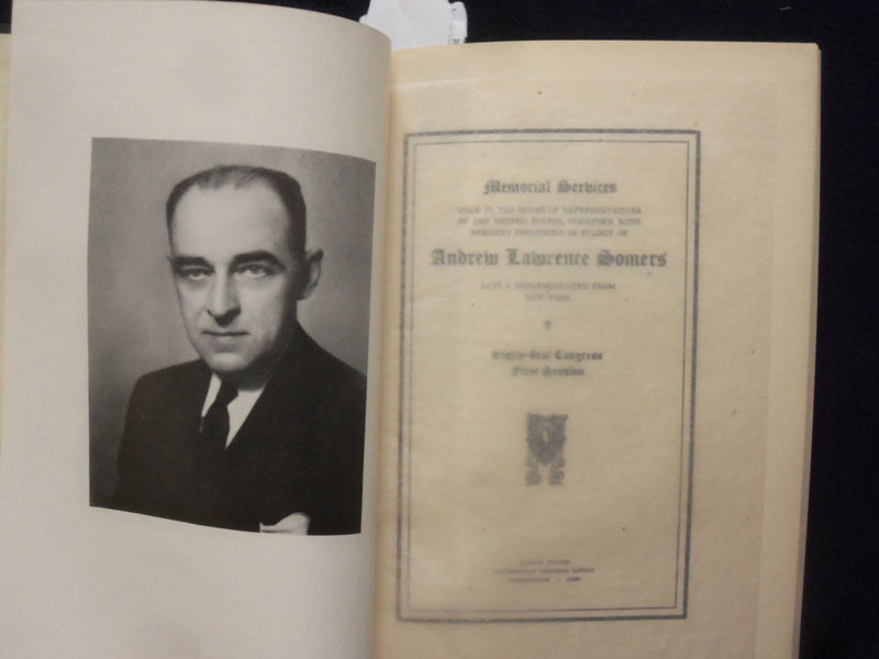 1950 ANDREW LAWRENCE MEMORIAL ADDRES HARDCOVER BOOK - K 206