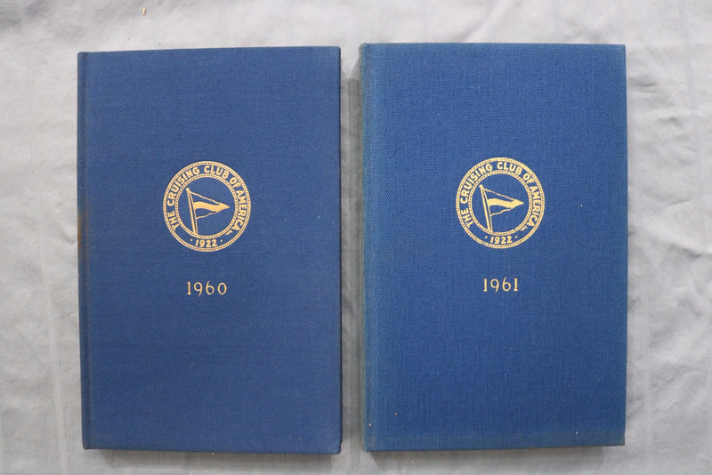 1958-1973 THE CRUISING CLUB OF AMERICA-HARDCOVER BOUND VOLUMES -LOT OF 12- KD 6Q