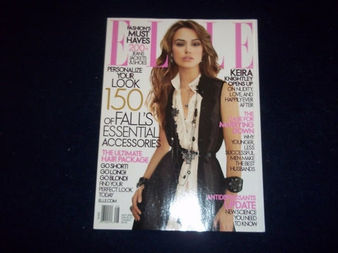 2006 AUGUST ELLE MAGAZINE - FASHION - KEIRA KNIGHTLEY COVER - II 4739