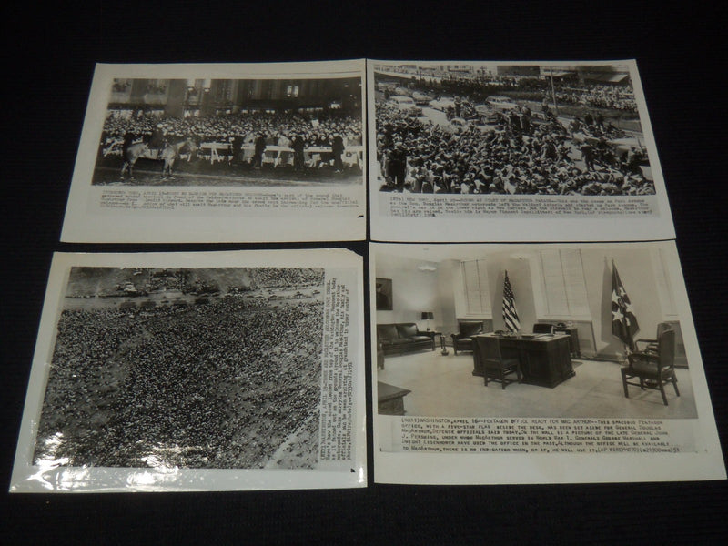GENERAL DOUGLAS MACARTHUR PHOTOS LOT OF 8 - 8x10 - #103
