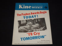 1956 MAY 24 KINEMATOGRAPH WEEKLY MAGAZINE - SUSAN HAYWARD COVER - E 13527