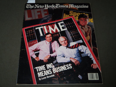 1989 FEB 26 NEW YORK TIMES MAGAZINE SECTION - TIME INC. MEANS BUSINESS - J 3113
