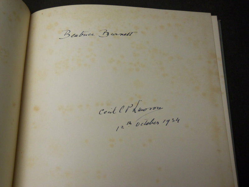 1933 NAVALS BALLADS & SEA SONGS BOOK SIGNED BY CECIL C. P. LAWSON - KD 5395