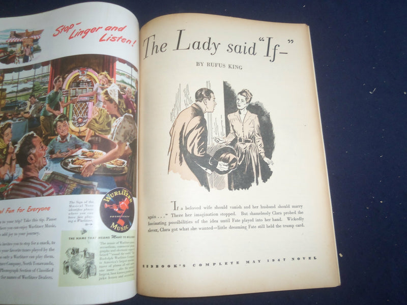 1947 MAY REDBOOK MAGAZINE - PRINCESS ELIZABETH, GIRL WHO WILL BE QUEEN- SP 6257F