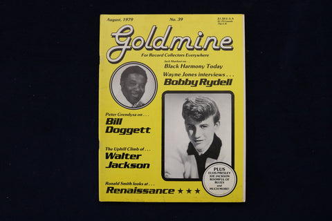 1979 AUGUST GOLDMINE MAGAZINE - BOBBY RYDELL COVER - E 19291