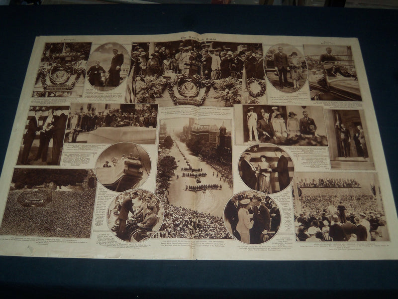 1927 JUNE 19 NEW YORK TIMES PICTURE SECTION - LINDBERGH WELCOME HOME - NT 7394