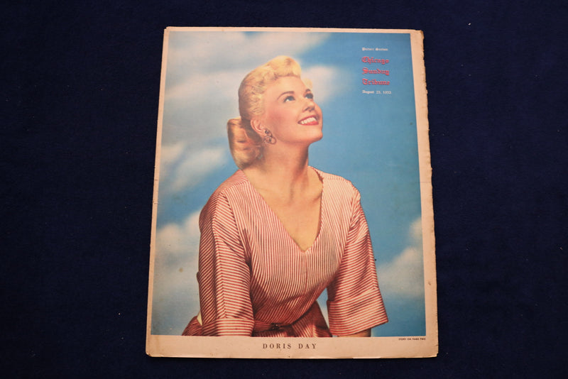 1953 AUGUST 23 CHICAGO TRIBUNE MAGAZINE - DORIS DAY COVER - E 22149