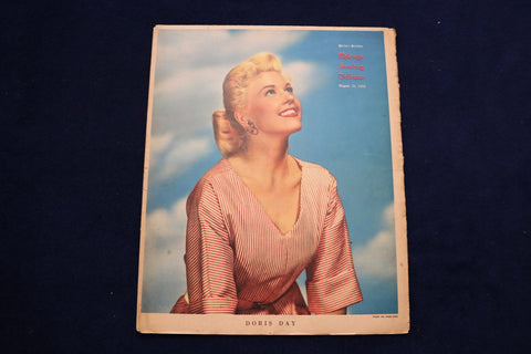 1953 AUGUST 23 CHICAGO TRIBUNE MAGAZINE - DORIS DAY COVER - E 22149