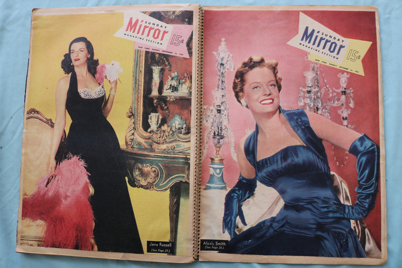 1950'S MOVIE STAR COLOROTO PHOTOS SCRAPBOOK - E 26499