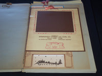 1944-1958 TRU-ART LINE HANGERS CALENDAR SAMPLE SHEETS BOOK LOT OF 3 - C 17