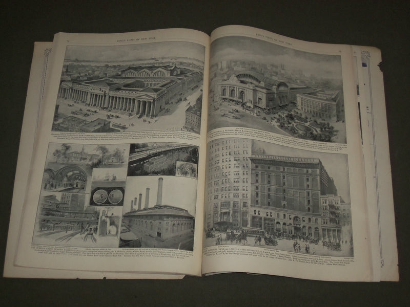 1905 KING'S VIEWS NEW YORK SOFTCOVER BOOK - GREAT ILLISTRATIONS - J 2600