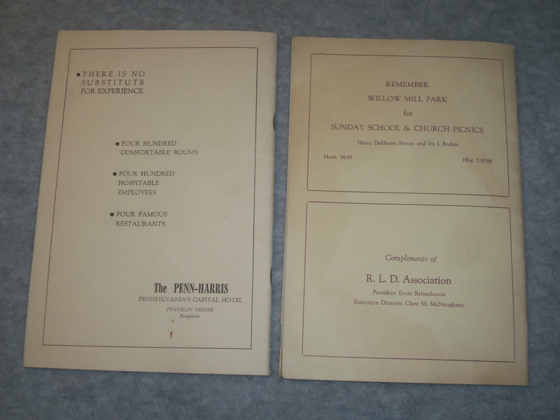 1950-1953 PASSION PLAY - ZEMBO MOSQUE - LOT OF 2 - HARRISBURG, PA - J 6284