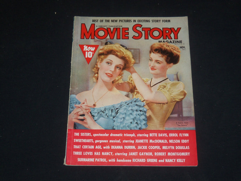 1938 NOVEMBER MOVIE STORY MAGAZINE - BETTE DAVIS COVER - SP 4439