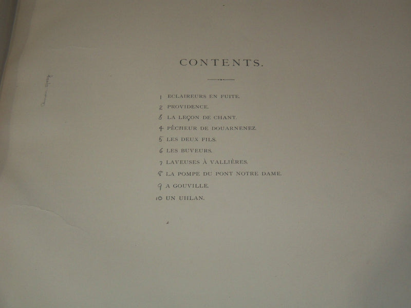 1888 ETCHINGS BY FRENCH ARTISTS VOLUME - G. W. H. RITCHIE - Z 236
