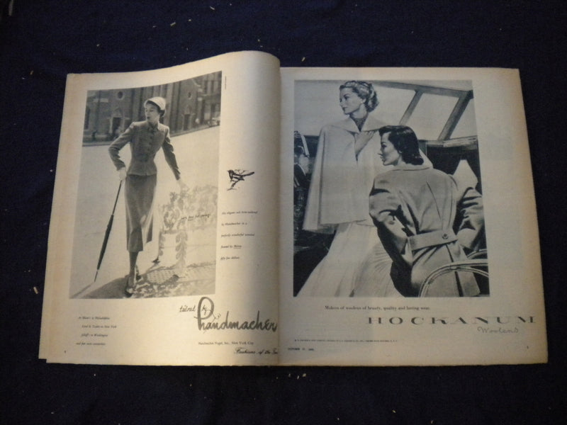 1948 OCTOBER 31 THE NEW YORK TIMES NEWSPAPER - FASHION OF THE TIMES - NP 6024