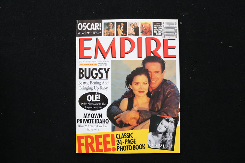 1992 APRIL EMPIRE MAGAZINE - WARREN BEATTY & ANNETTE BENNING COVER - E 24118
