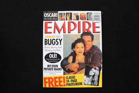1992 APRIL EMPIRE MAGAZINE - WARREN BEATTY & ANNETTE BENNING COVER - E 24118