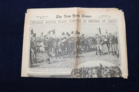 1914 AUGUST 23 NEW YORK TIMES PICTURE SECTION - BELGIAN BATTLE FLAGS - NP 8881