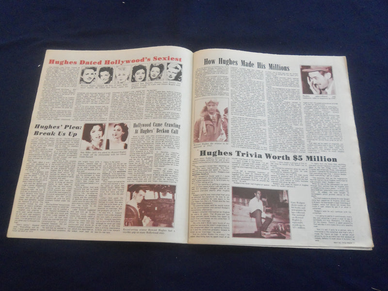 1976 MAY 23 MODERN PEOPLE NEWSPAPER - HOWARD HUGHES DEAD TEN YEARS - NP 5697
