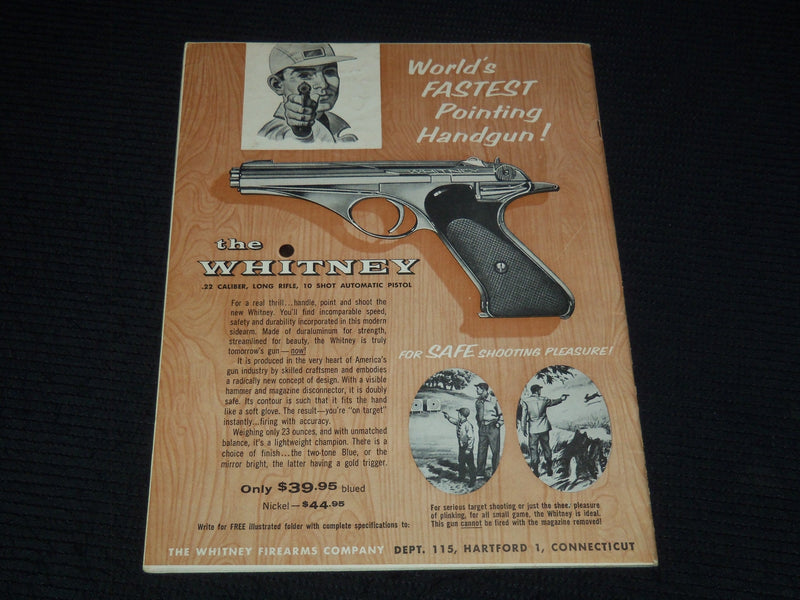 1958 MARCH GUNS MAGAZINE - ELI WHITNEY COVER - E 12551
