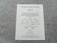 1999 SWING! BROADWAY PROGRAM - ANN HAMPTON CALLAWAY - EVERETT BRADLEY - J 7620