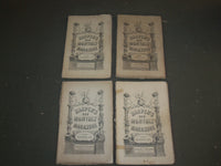 1867 HARPER'S MONTHLY MAGAZINE - LOT OF 9 - NICE STORIES & ADS - WR 647D