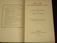 1926 THE CASE OF BITUMINOUS COAL BOOK - INSTITUTE OF ECONOMICS - KD 9510
