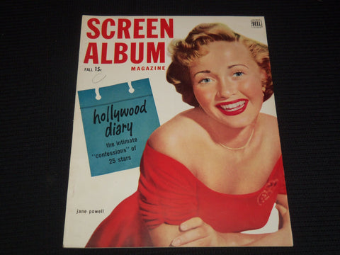 1952 FALL SCREEN ALBUM MAGAZINE - JANE POWELL COVER - E 14636