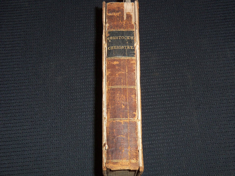 1836 ELEMENTS OF CHEMISTRY BOOK BY J. L. COMSTOCK, M. D. - 19TH EDITION - J 8121