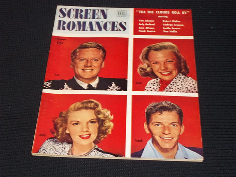 1946 DECEMBER SCREEN ROMANCES MAGAZINE - GARLAND SINATRA COVER - E 16601