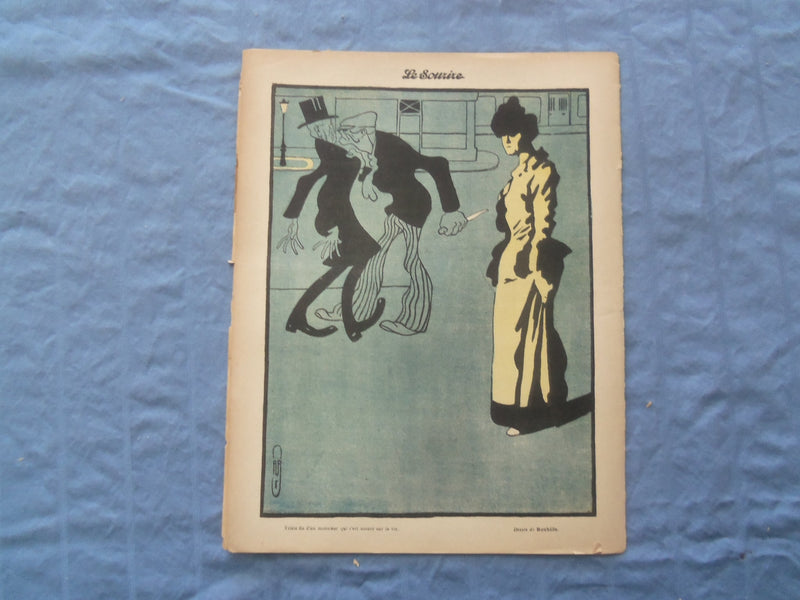 1901 FEB 9 LE SOURIRE MAGAZINE - ILLUSTRATED COMEDY - FRENCH TEXT - SP 4864L