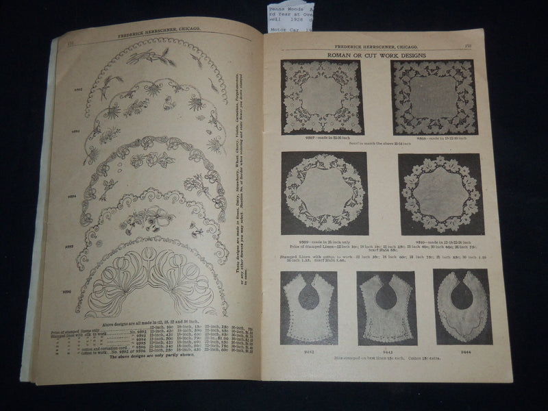 1920'S FREDERICK HERRSCHNER'S SUPPLEMENTARY CATALOG - CHICAGO - J 9155