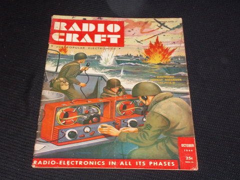 1944 DECEMBER RADIO-CRAFT MAGAZINE VERY NICE COVERS & ADS - E 441