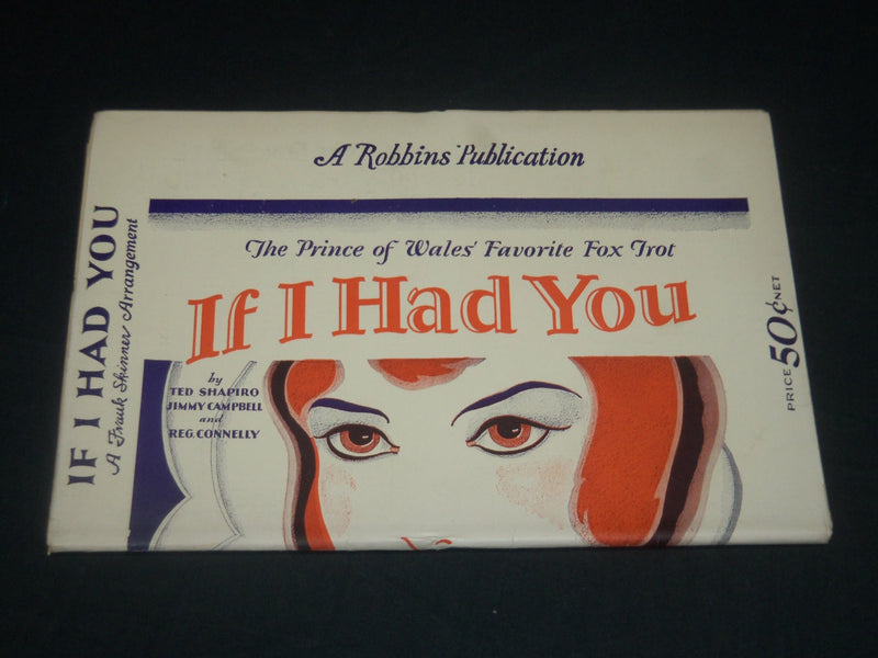 1929 IF I HAD YOU FILM MUSIC FOLIO - SHEET MUSIC - J 5658