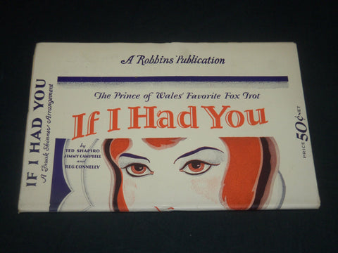 1929 IF I HAD YOU FILM MUSIC FOLIO - SHEET MUSIC - J 5658