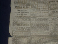 1854 JAN 7 THE SATURDAY EVENING POST NEWSPAPER -CHRISTMAS BY H.B. STOWE- NP 5060