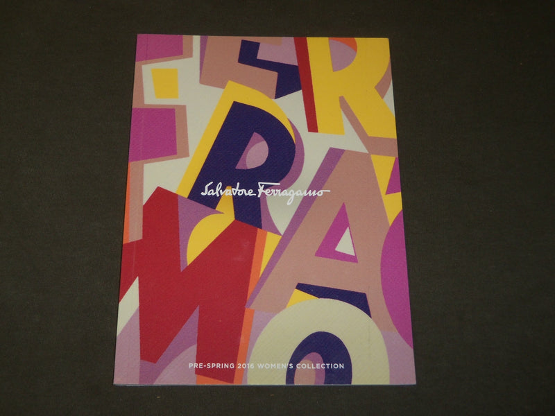 2016 SALVATORE FERRAGAMO PRE-SPRING WOMEN'S COLLECTION CATALOG - J 3682