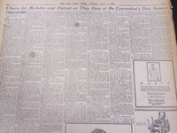1920 JULY 6 NEW YORK TIMES - MCADOO 405 1/2, COX 383 1/2 PALMER 211 - NT 5326