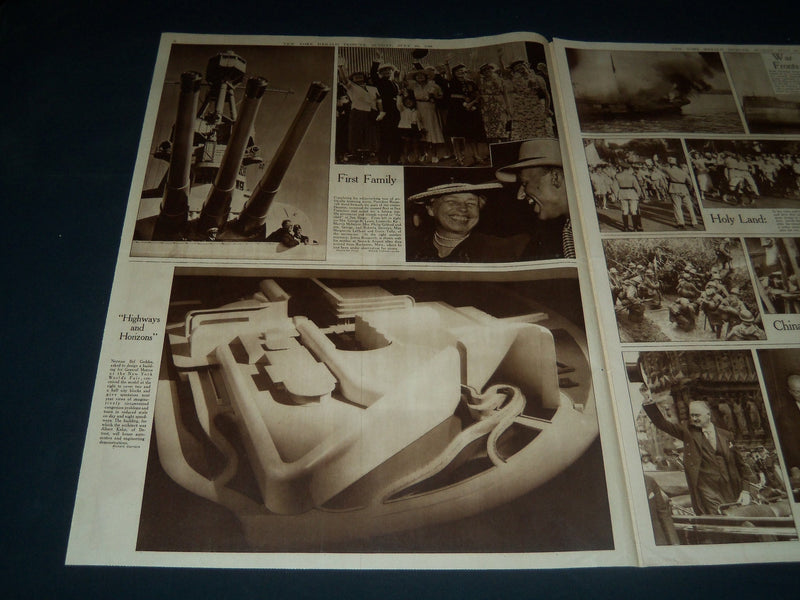 1938 JULY 24 NEW YORK HERALD TRIBUNE PICTURE SECTION - DOUGLAS CORRIGAN- NT 7350